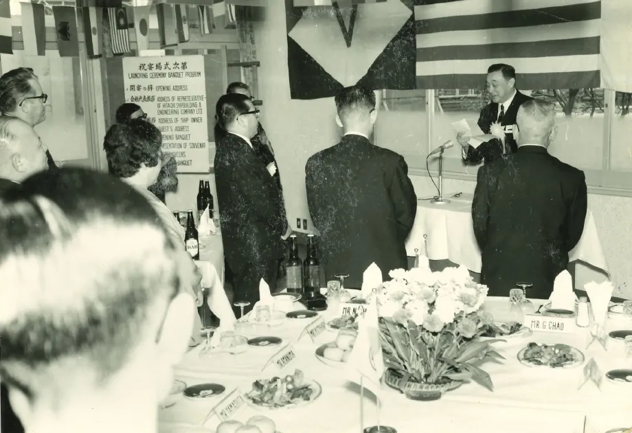 Banquet following a Wah Kwong ship launching