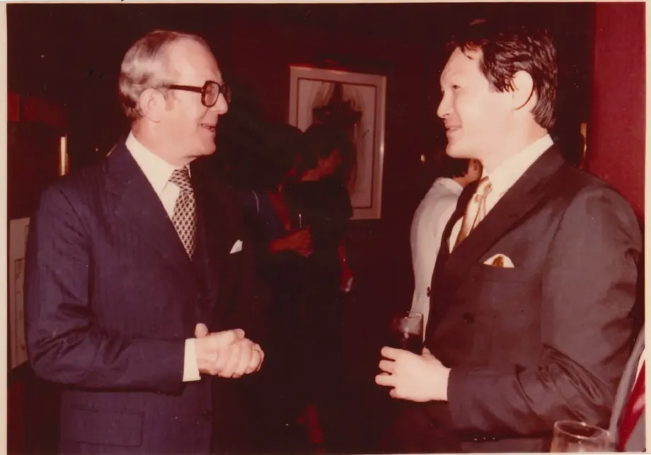 Cecil Chao with Philip Haddon-Cave